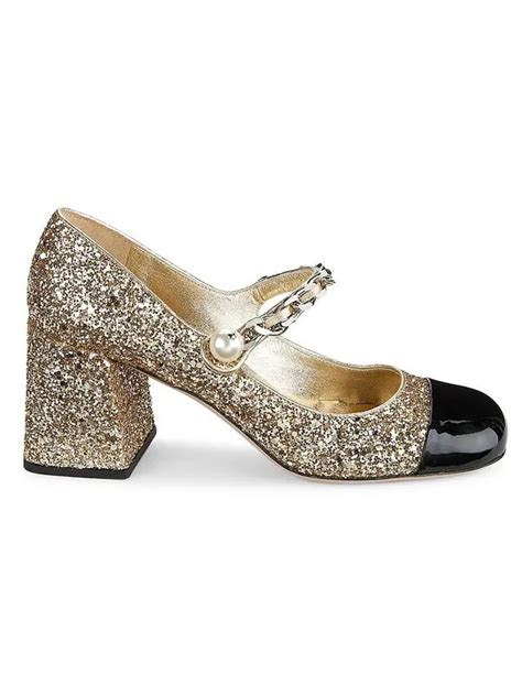 miu miu glitter patent-leather pumps|Shop Miu Miu 65MM Glitter Mary Jane Pumps .